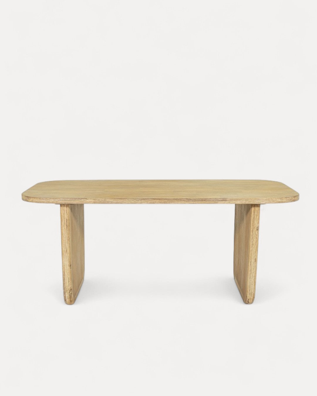 Tavolo da pranzo rettangolare Sorrel in legno massiccio, 180×90×76 cm