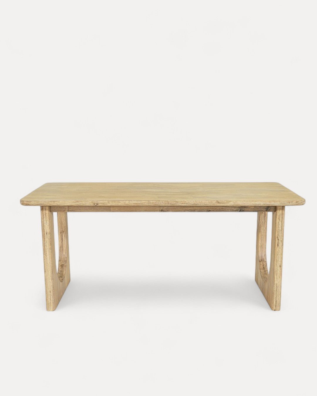 Tavolo da pranzo rettangolare Norelle in legno massiccio, 180×90×76 cm