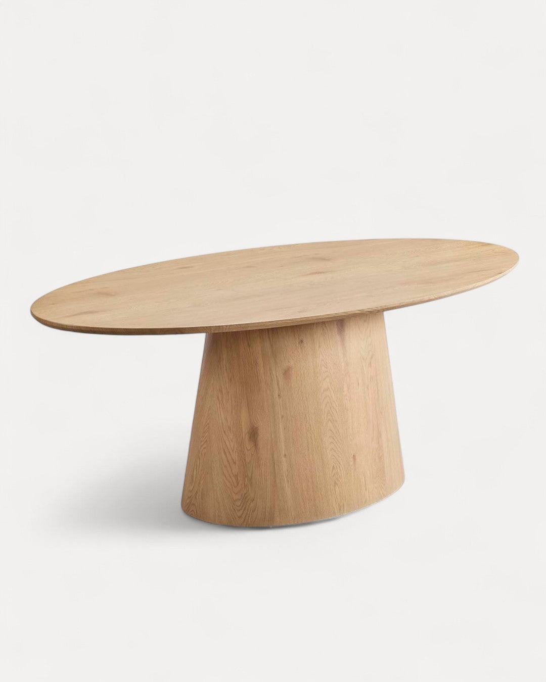 Tavolo da pranzo Tamaré ovale in rovere laminato, 200x100x76 cm