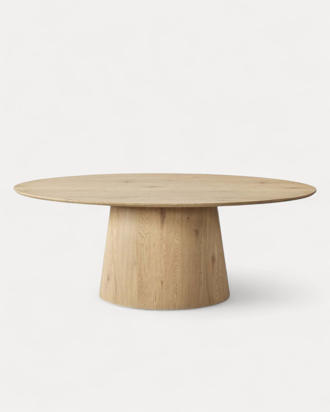 Tavolo da pranzo Tamaré ovale in rovere laminato, 200x100x76 cm