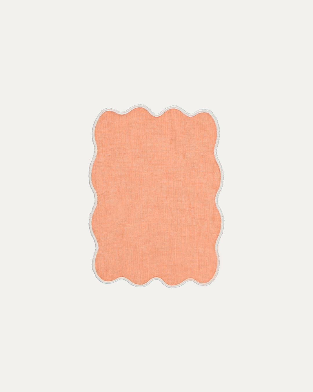 Orange Palm Cocktail Napkin with Raw