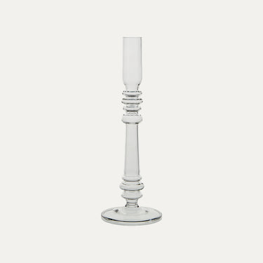 Castiçal Bloom em Vidro Transparente