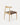 Chaise Verano en bois naturel et cuir, 55×51,5×77 cm