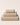 Asciugamano da bagno in cotone conchiglia beige con nero