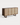 Credenza Domo in legno di mango e rattan naturale, 160×40×84 cm