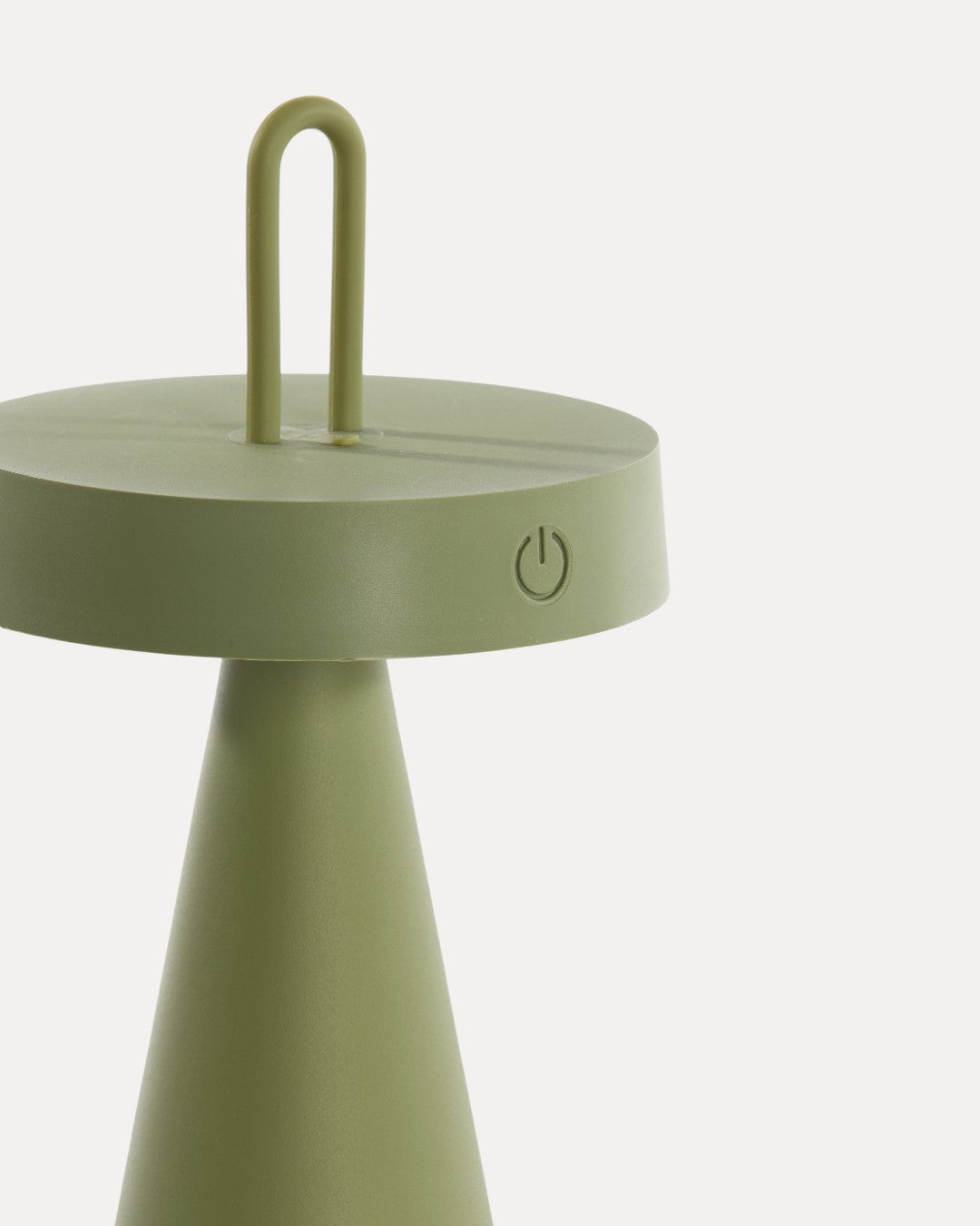 Lámpara de Mesa Lumo Verde en Metal, Ø13 × 28,5 cm