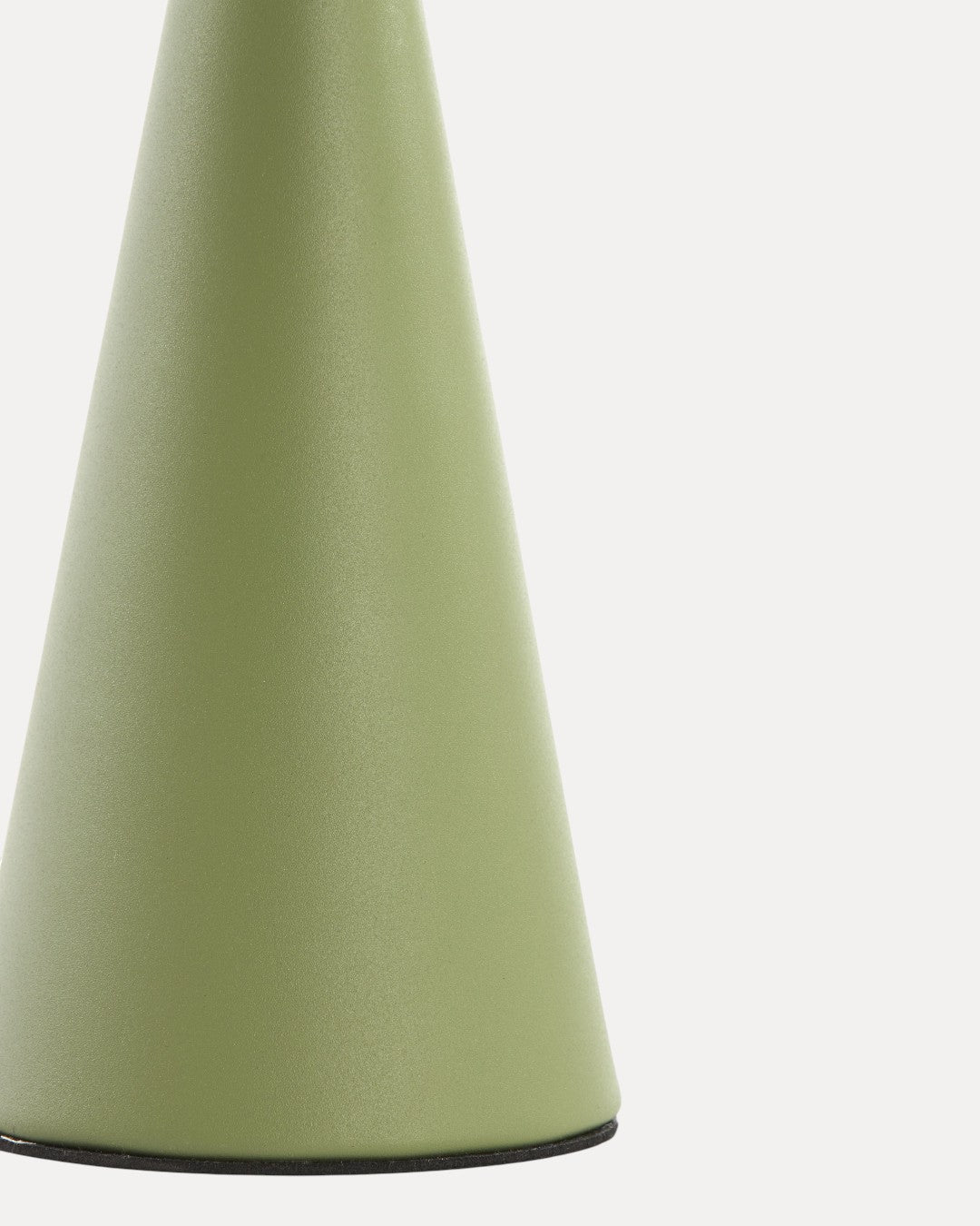 Lámpara de Mesa Lumo Verde en Metal, Ø13 × 28,5 cm