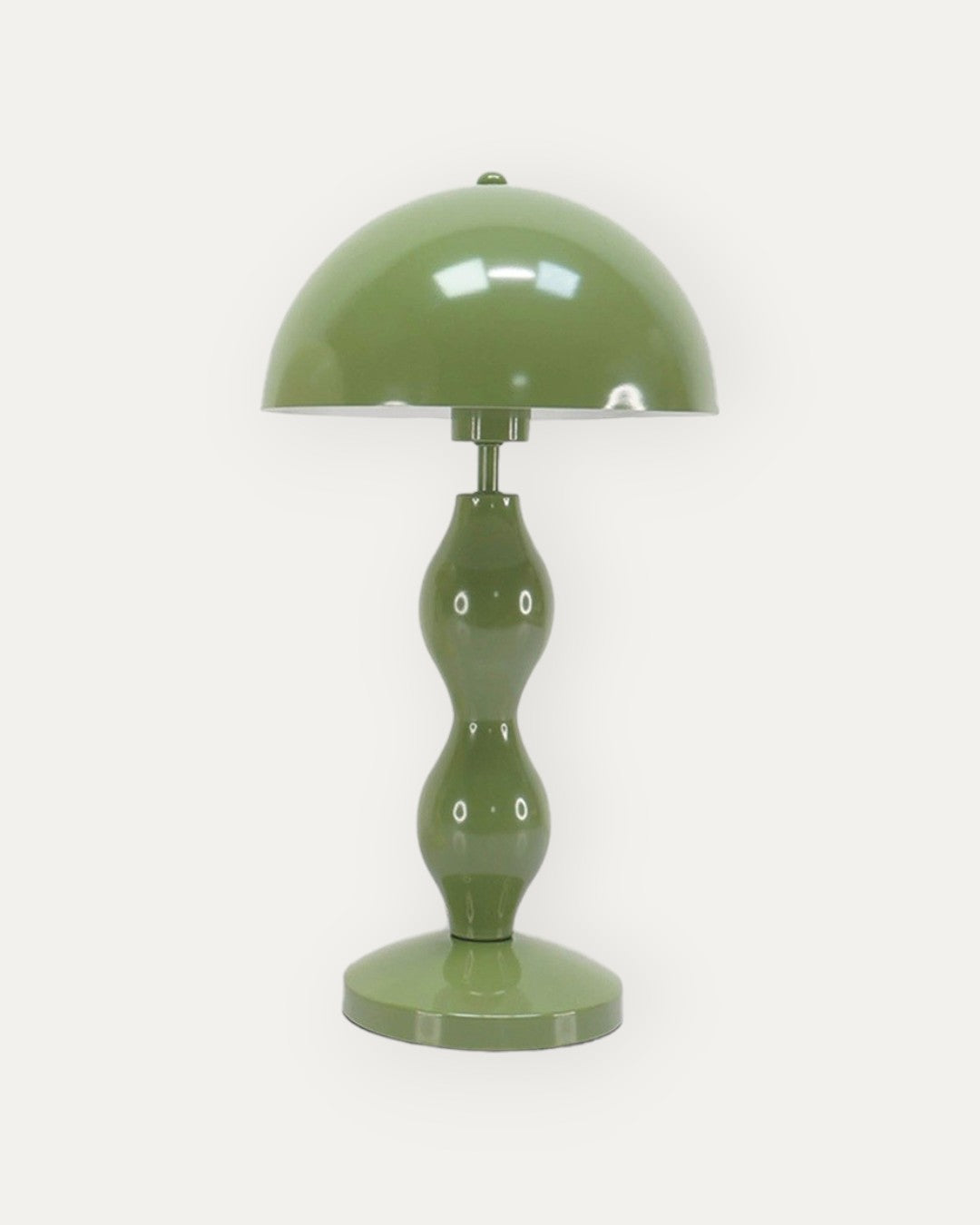 Candeeiro de Mesa Noa Verde com Abajour em Metal