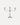 Sublime Silver Finish Three-Arm Candelabrum, 21.5 cm