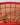 Cesto Redia Redondo Vermelho em Ferro, Ø 25 x 8 cm