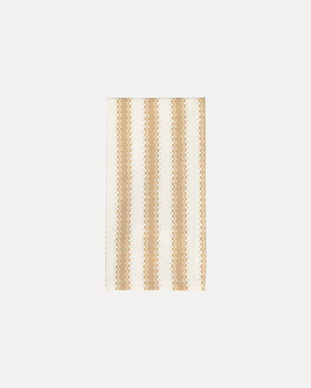 Atlântica Beige Printed Napkin in 100% Cotton