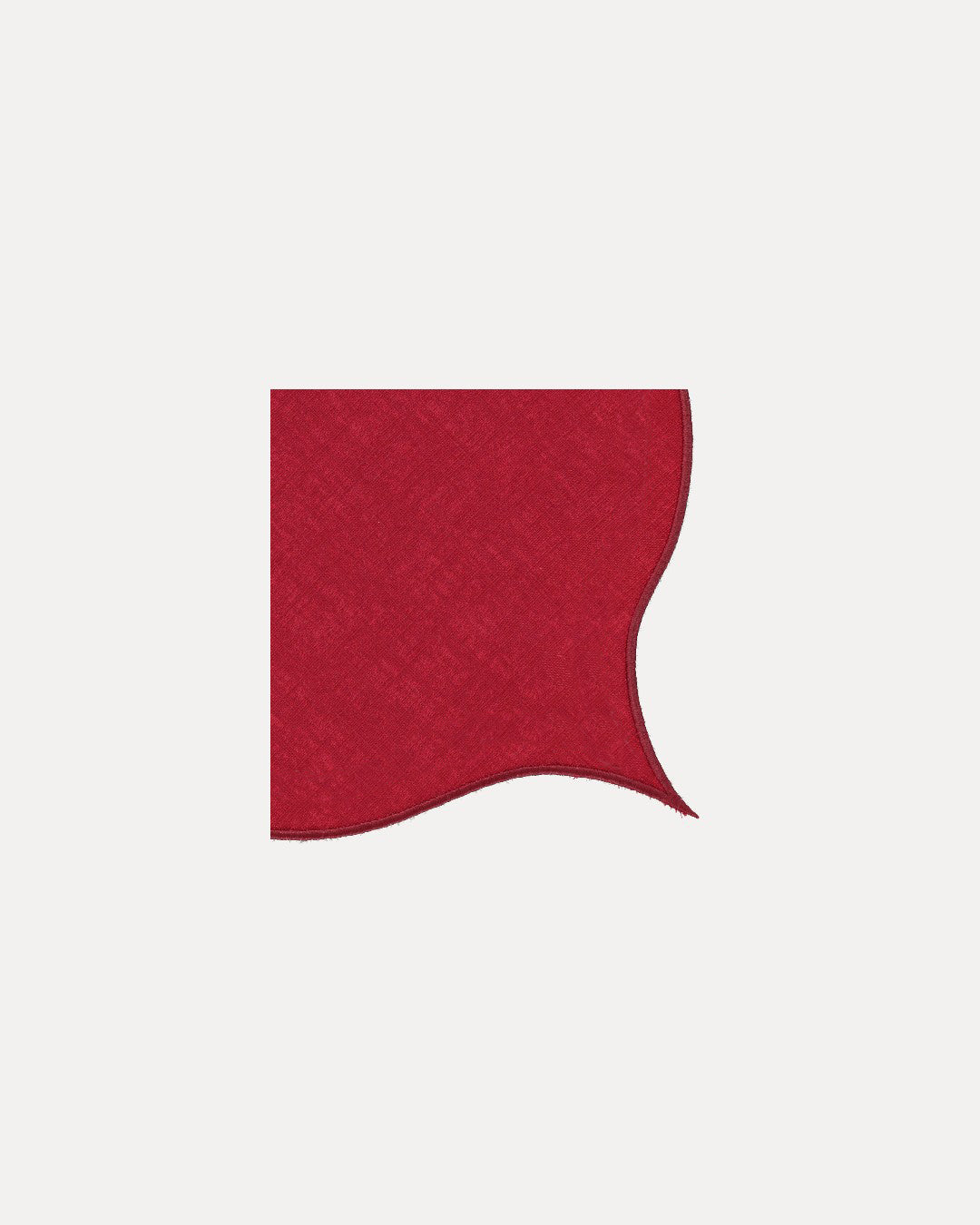 Leme Red and White Napkin