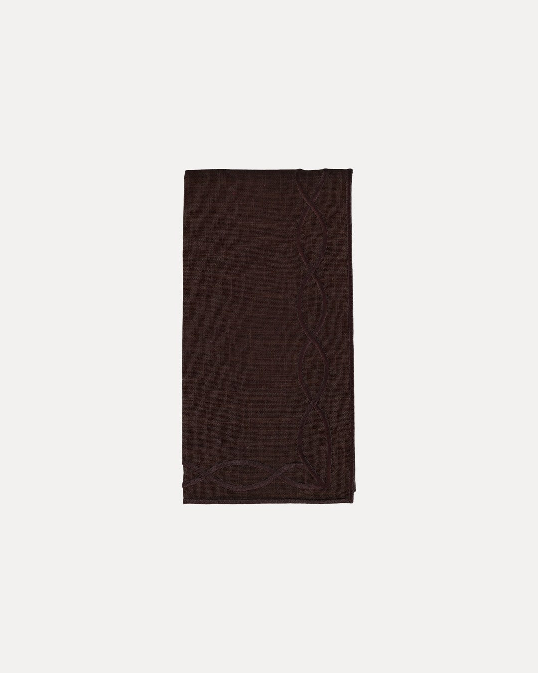 Serviette Viseu, Marron avec Marron
