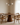 Ronda dining table in dark wood laminate, 120 x 120 x 75 cm
