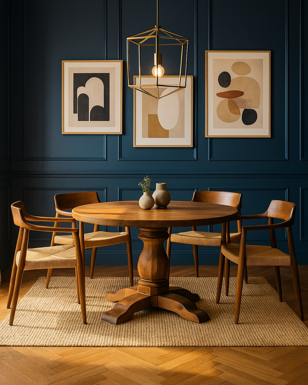 Torino chair in rubberwood and rope, 57 x 57 x 78 cm