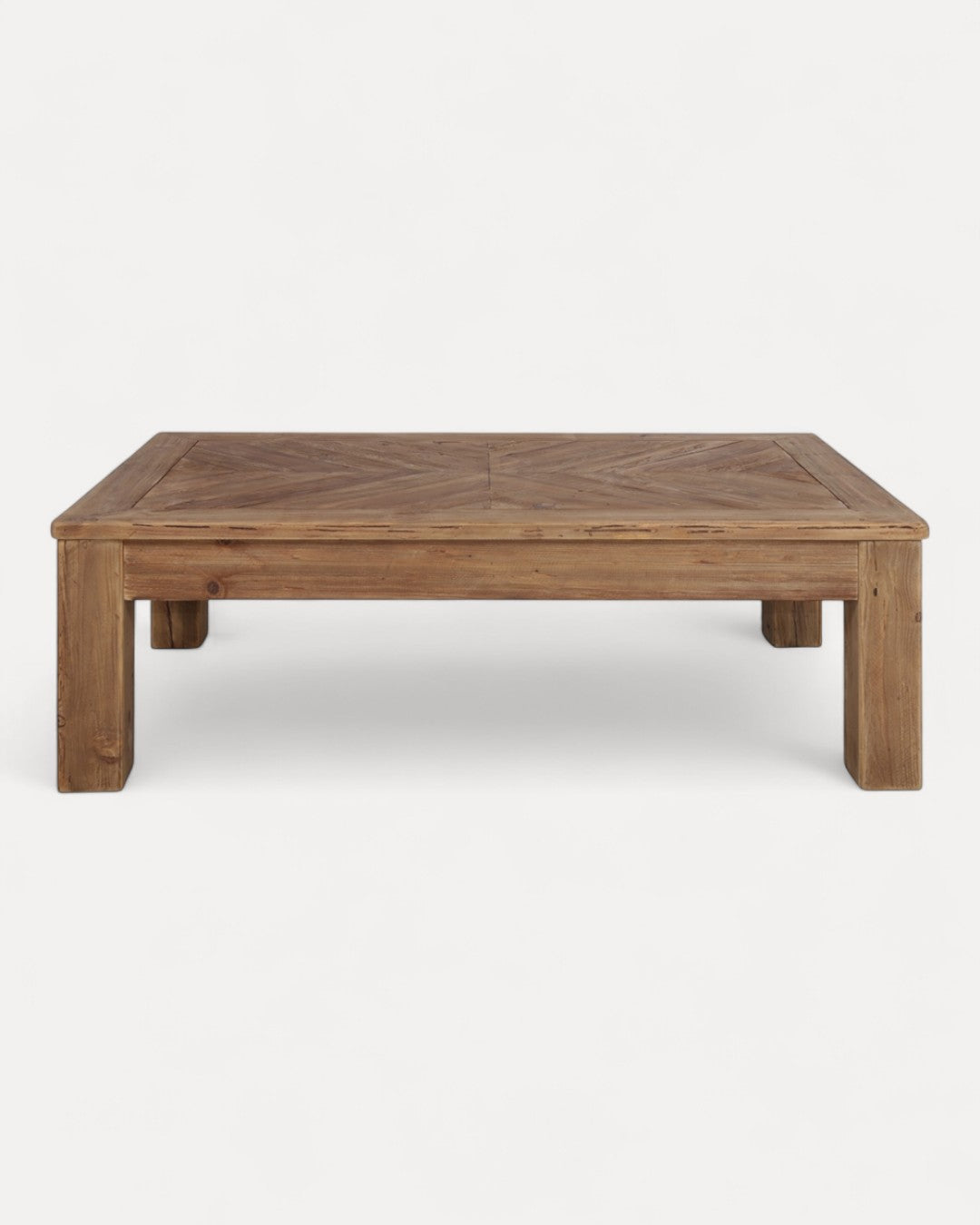 Mesa de centro Amaron en madera de pino, 135 x 80 x 43 cm
