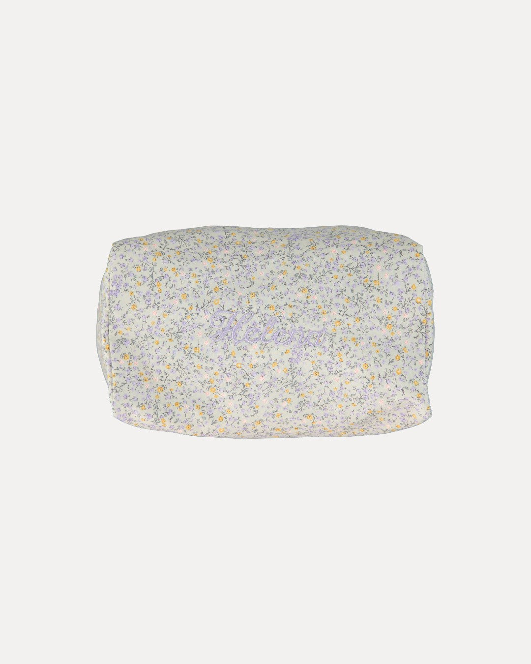 Trousse Coton Fleurs Vertes