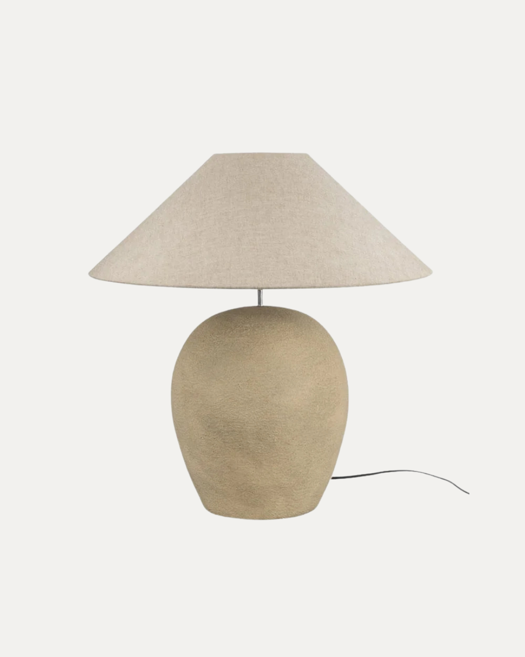 Pure Large Table Lamp, Beige