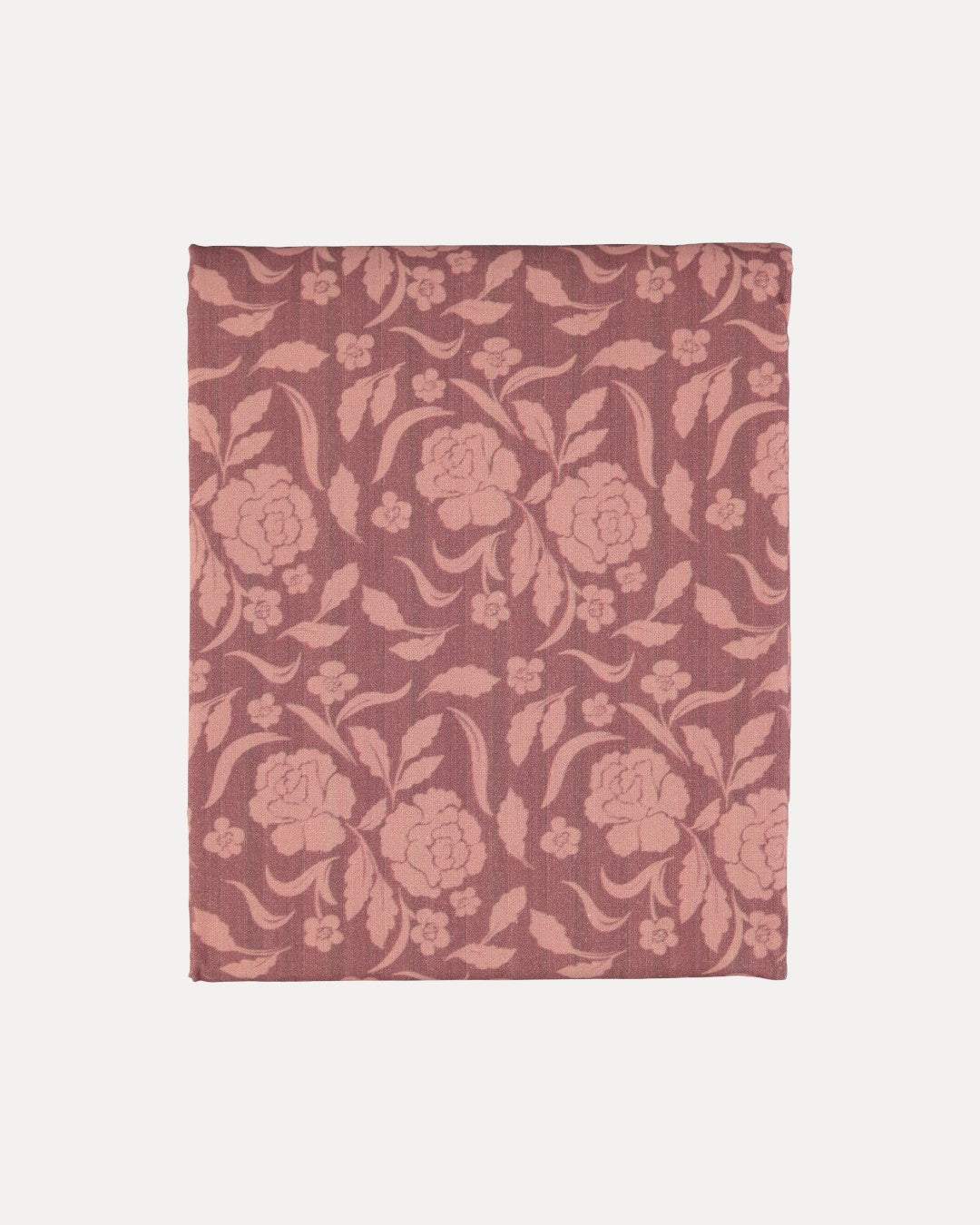 Fiore Tablecloth in Bordeaux and Printed Pink in 100% Cotton