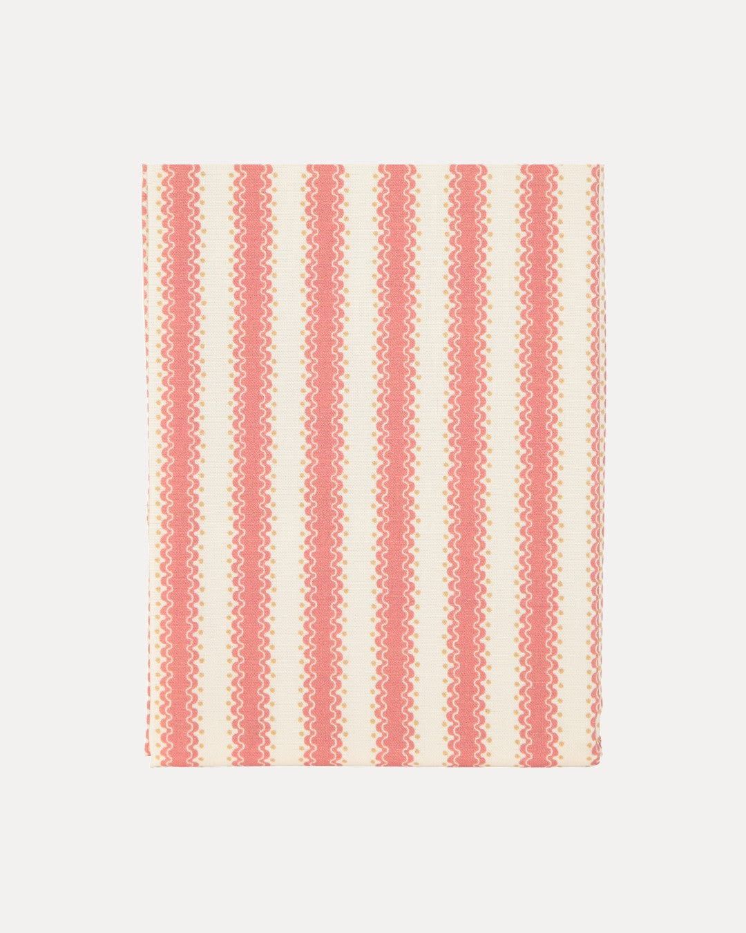 Mantel de Mesa Atlántica Roja Estampada en 100% Algodón