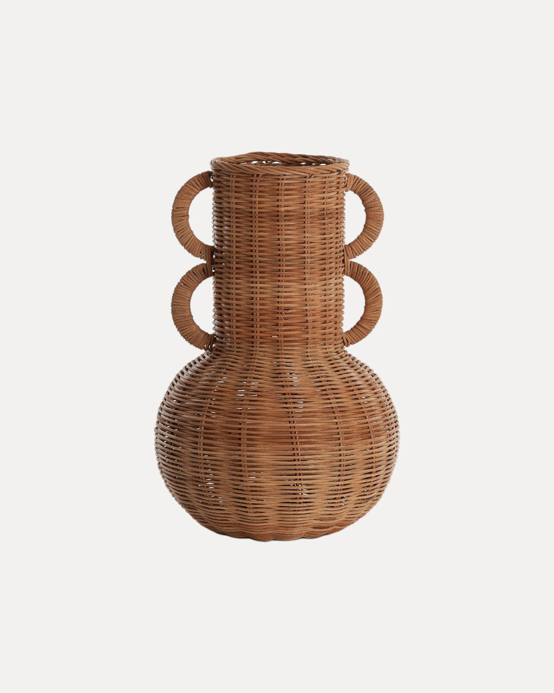 Vaso Etria in Rattan, Ø25 × 38 cm
