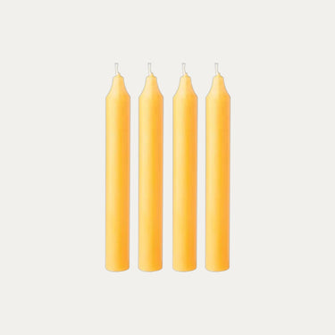 Pack 4 Velas Small Amarelas