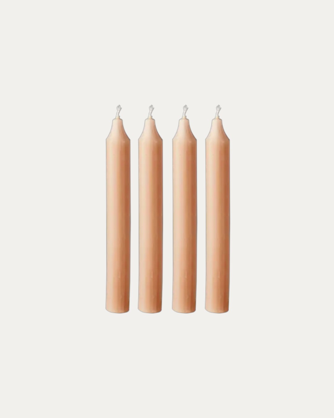 Pack 4 Velas Pequeñas Beige